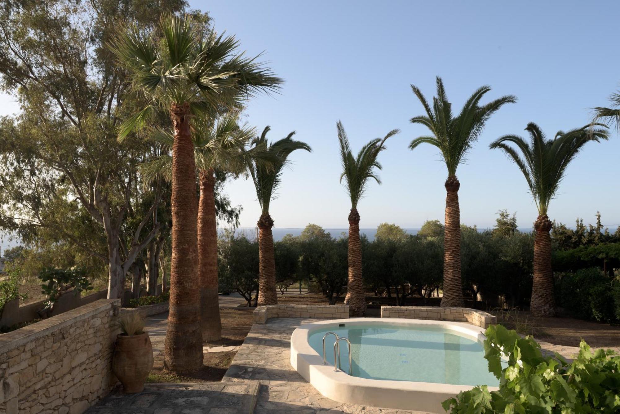 Olivetum Holiday Villa Panormos  ภายนอก รูปภาพ