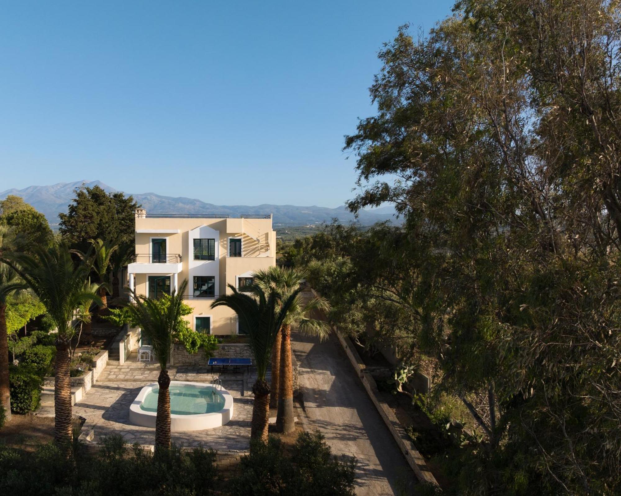 Olivetum Holiday Villa Panormos  ภายนอก รูปภาพ