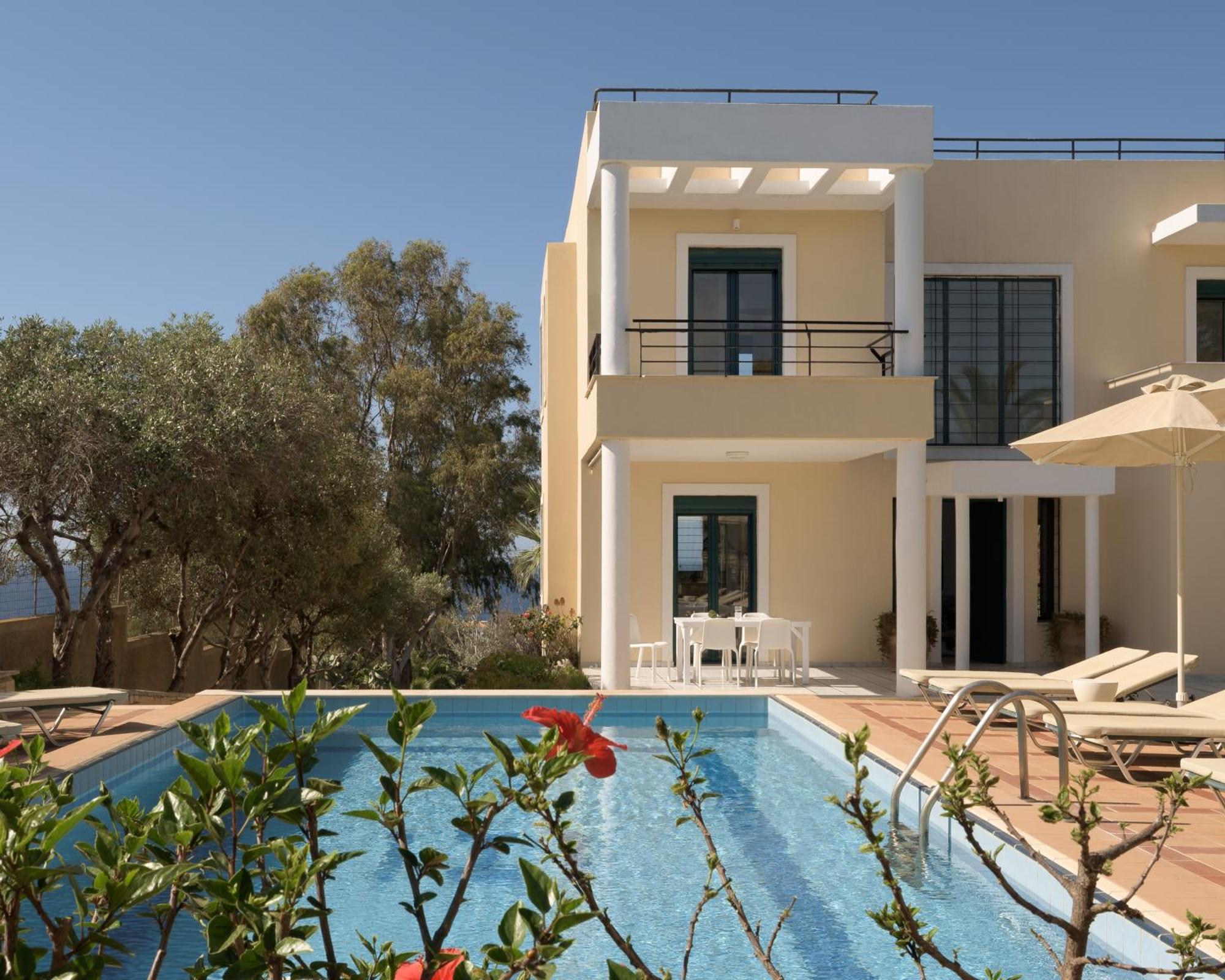 Olivetum Holiday Villa Panormos  ภายนอก รูปภาพ